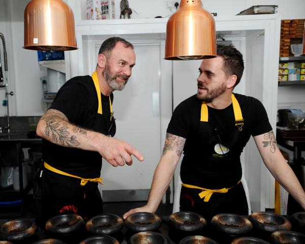 Glynn Purnell and Luke Butcher